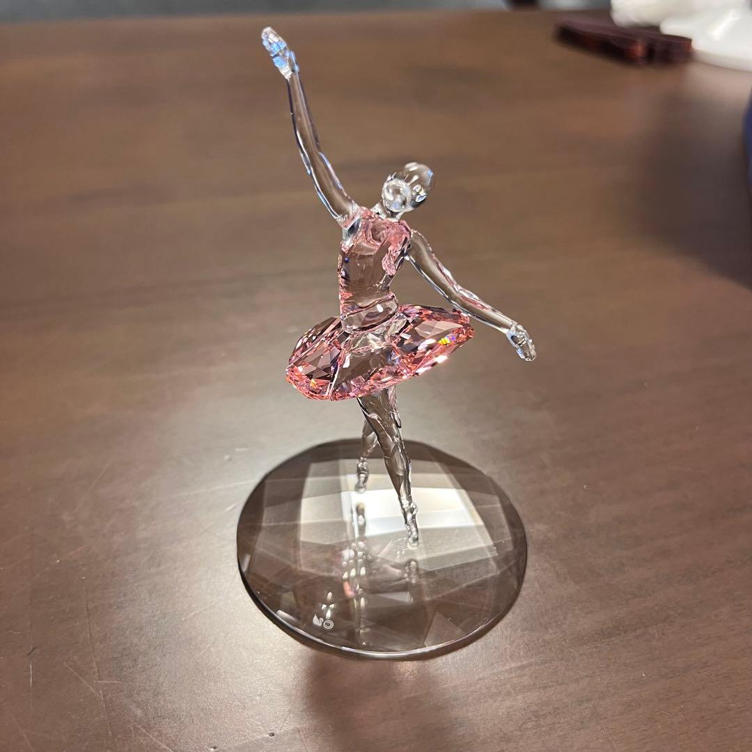 【新品】スワロフスキー　ガラス鐘　バレリーナ