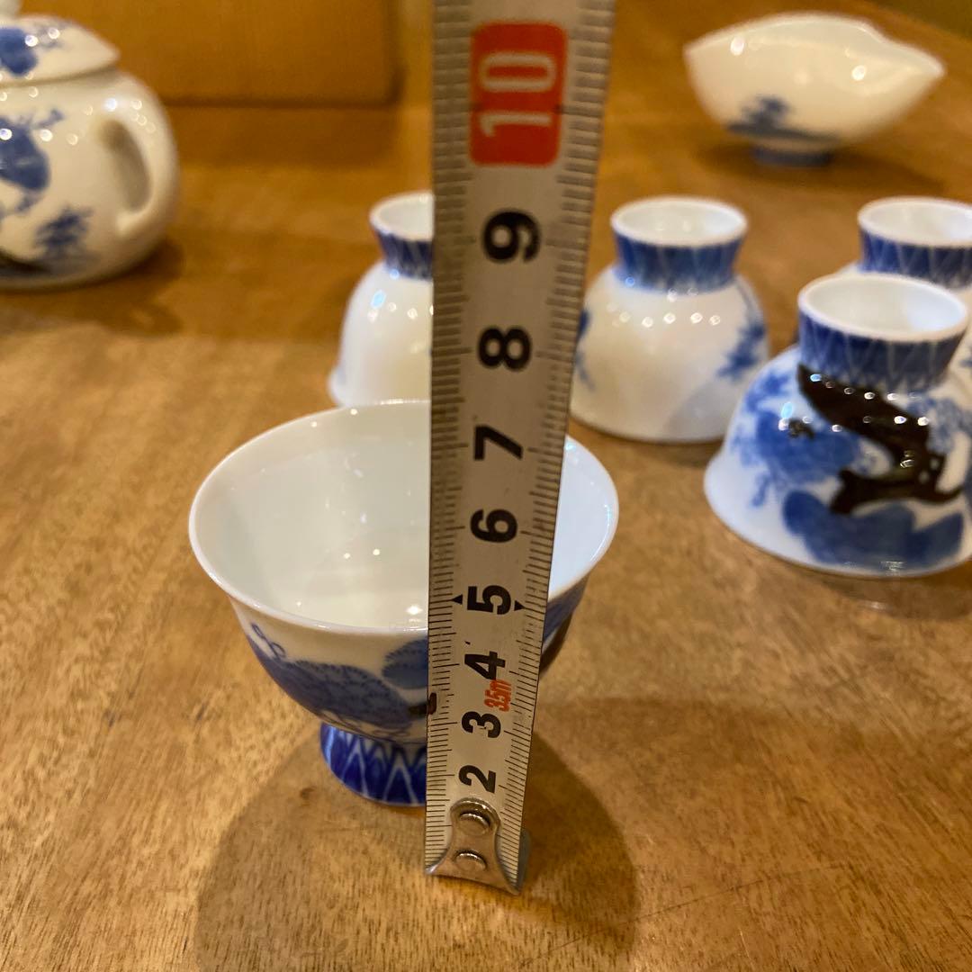 深川製磁昭和中期煎茶器揃え