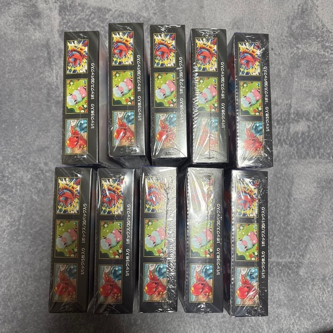 ポケモンカードゲームニンジャスピナー新品未使用10boxシュリンク付き