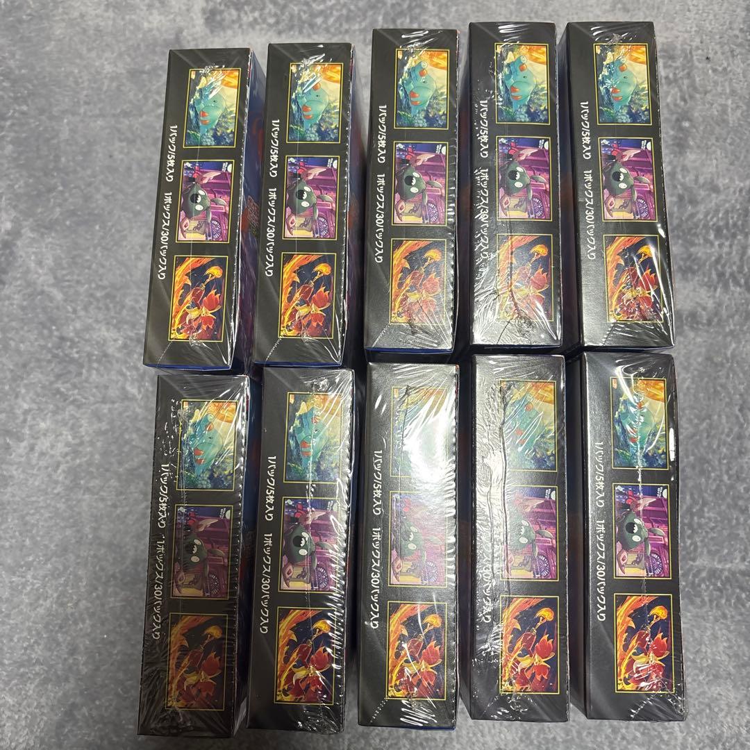 ポケモンカードゲームニンジャスピナー新品未使用10boxシュリンク付き