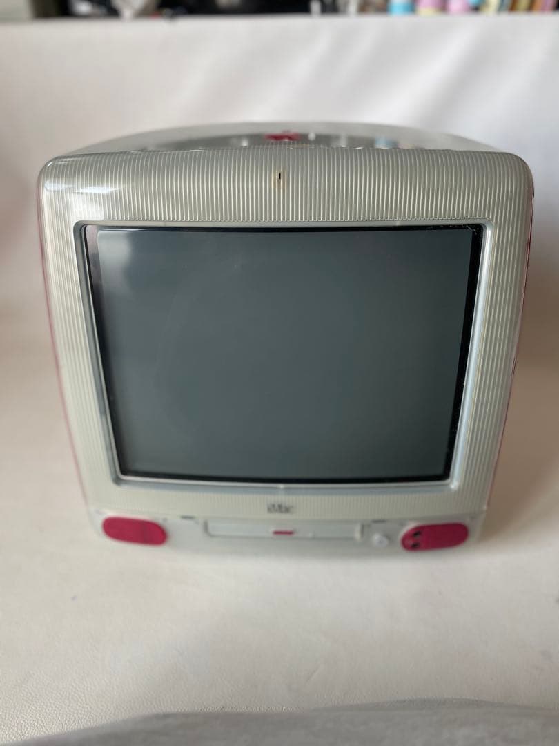 Apple アップル iMac G3 モニター スケルトン レッド 中古品