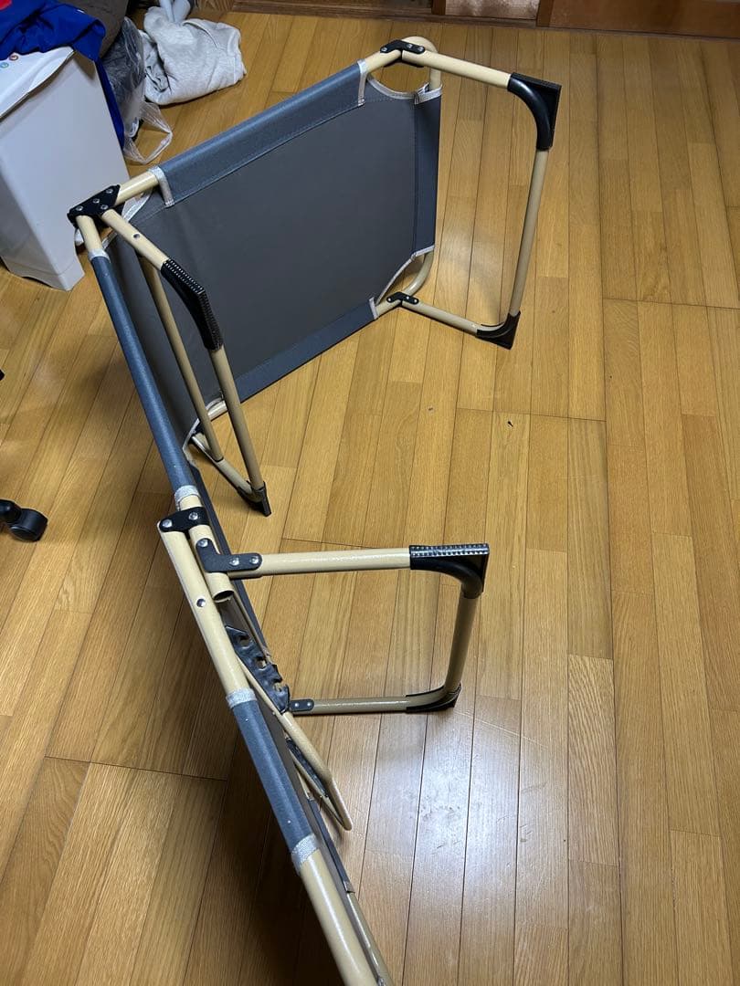 軽量 折りたたみベッド 4.0kg キャンプ　アウトドア　マルシェ