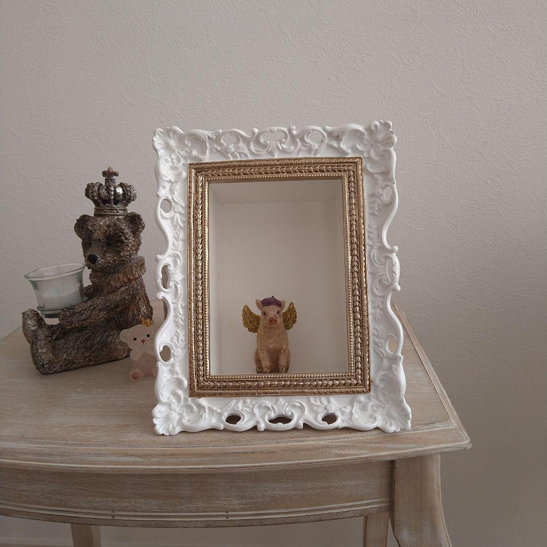 エンジェルピックとロココ調額縁セット♡