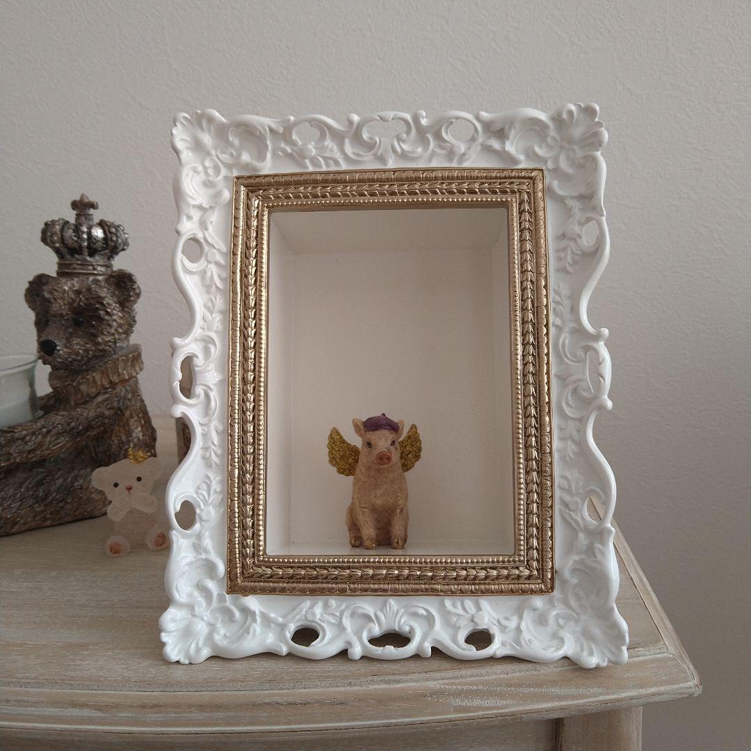 エンジェルピックとロココ調額縁セット♡