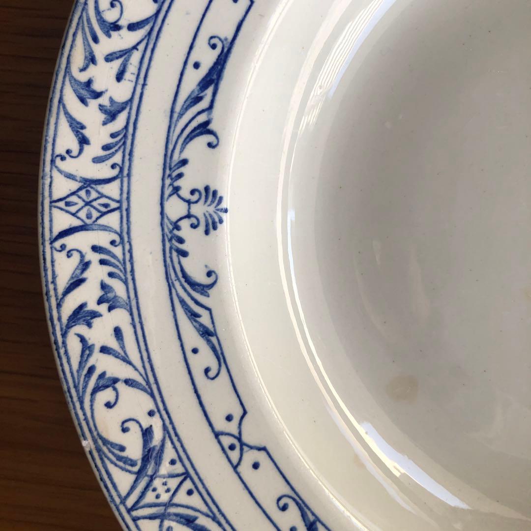 ① Creil et Montereau Colbert 深皿 アンティーク