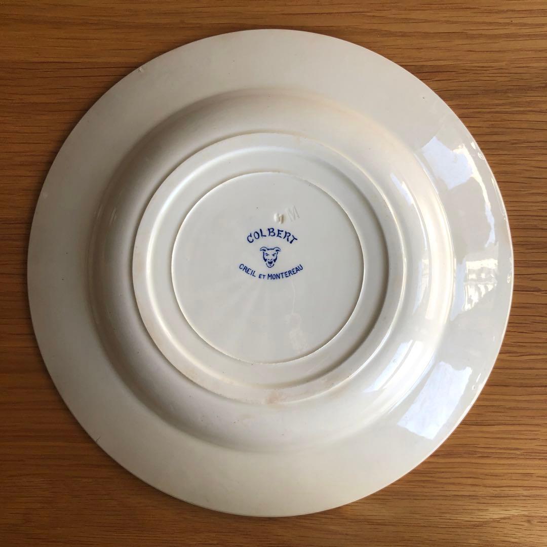 ① Creil et Montereau Colbert 深皿 アンティーク