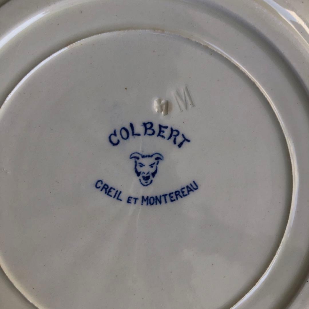 ① Creil et Montereau Colbert 深皿 アンティーク