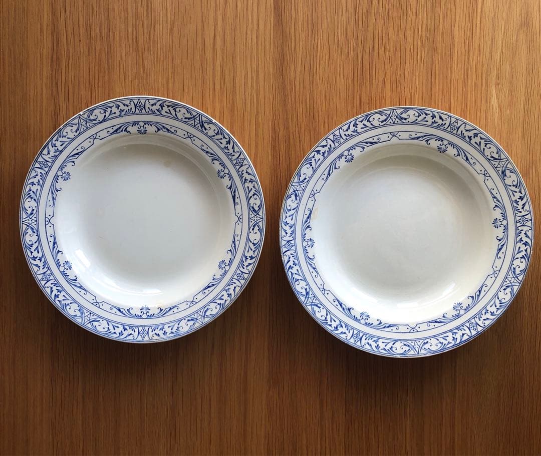 ① Creil et Montereau Colbert 深皿 アンティーク