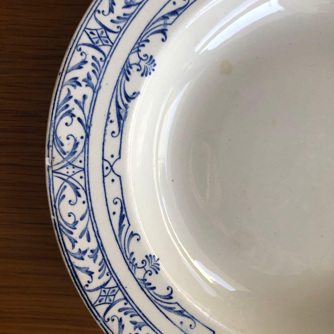 ① Creil et Montereau Colbert 深皿 アンティーク