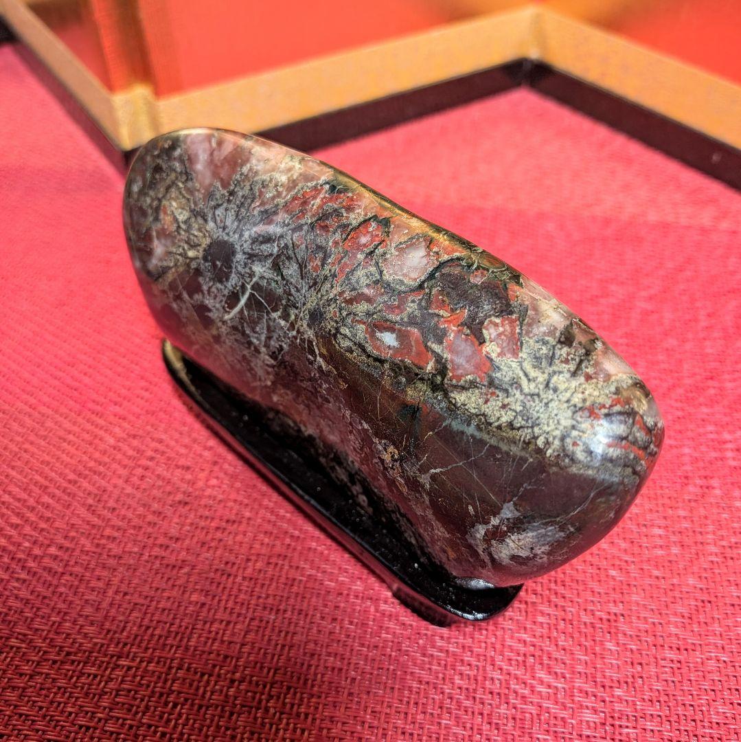 菊花石 岐阜県根尾谷産２個セット 鑑賞石 観賞石 水石 盆石 天然石 置物