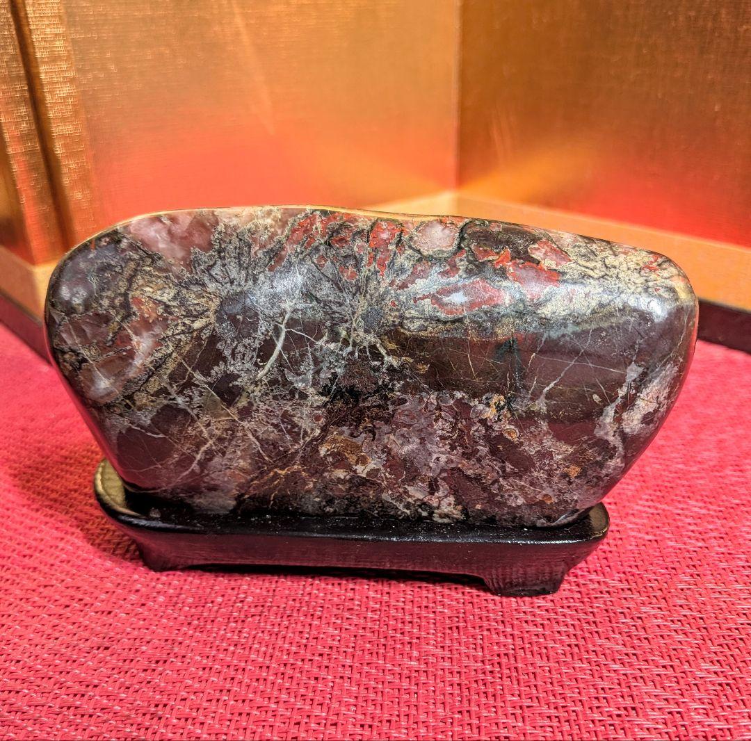 菊花石 岐阜県根尾谷産２個セット 鑑賞石 観賞石 水石 盆石 天然石 置物