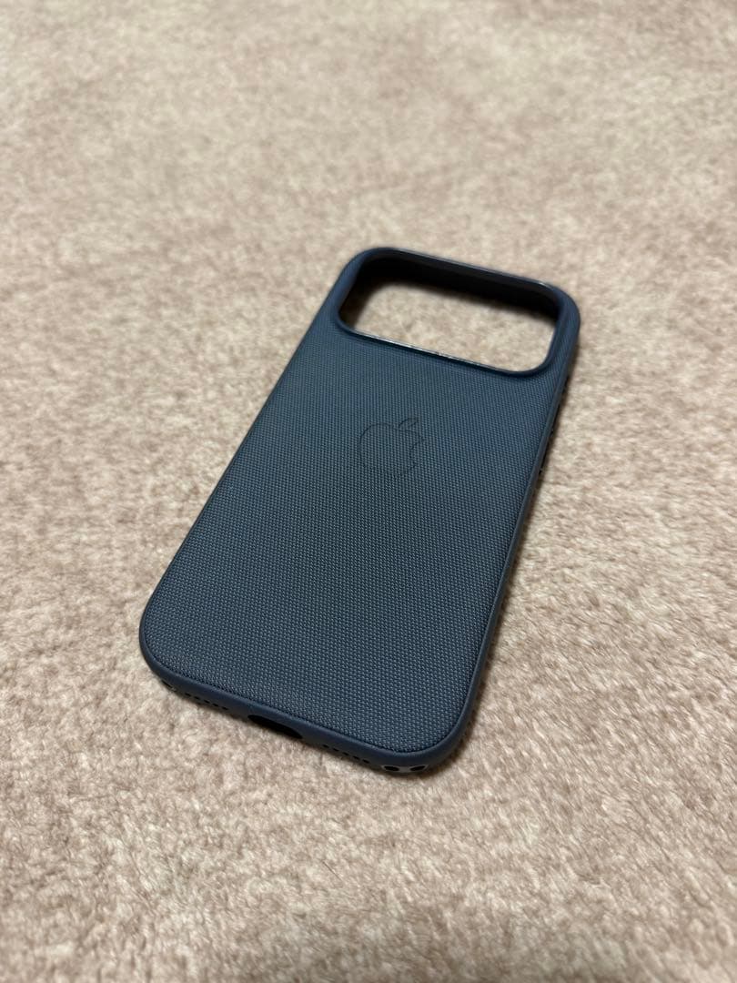 【純正】MagSafe対応iPhone 17Pro テックウーブンケース ブルー