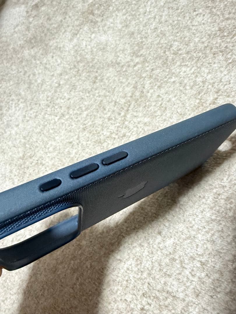 【純正】MagSafe対応iPhone 17Pro テックウーブンケース ブルー
