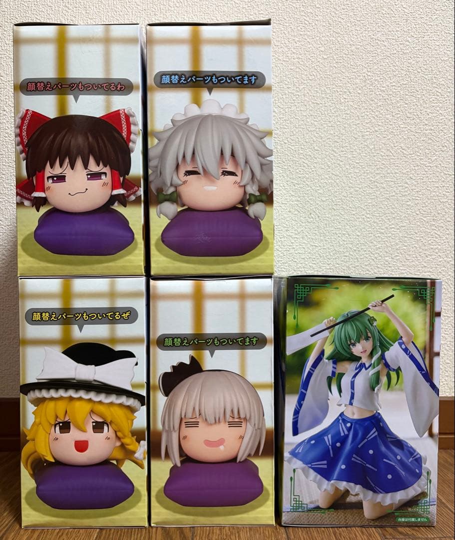 東方Project ゆっくり風デフォルメフィギュア5個セット