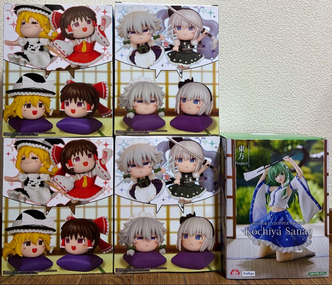 東方Project ゆっくり風デフォルメフィギュア5個セット