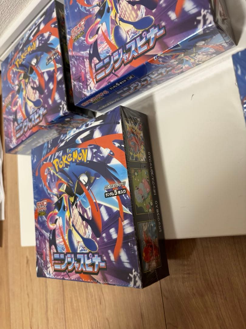 ポケモンカードゲーム MEGA ニンジャス ピナーシュリンク付き　5BOX