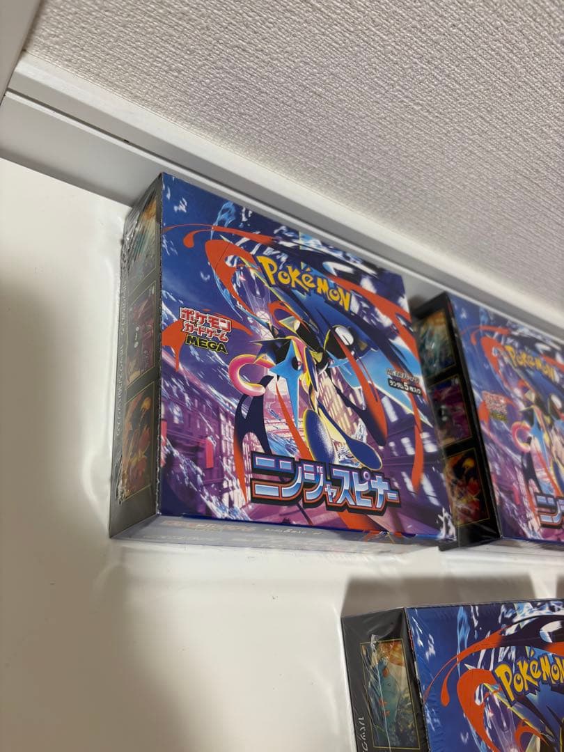 ポケモンカードゲーム MEGA ニンジャス ピナーシュリンク付き　5BOX