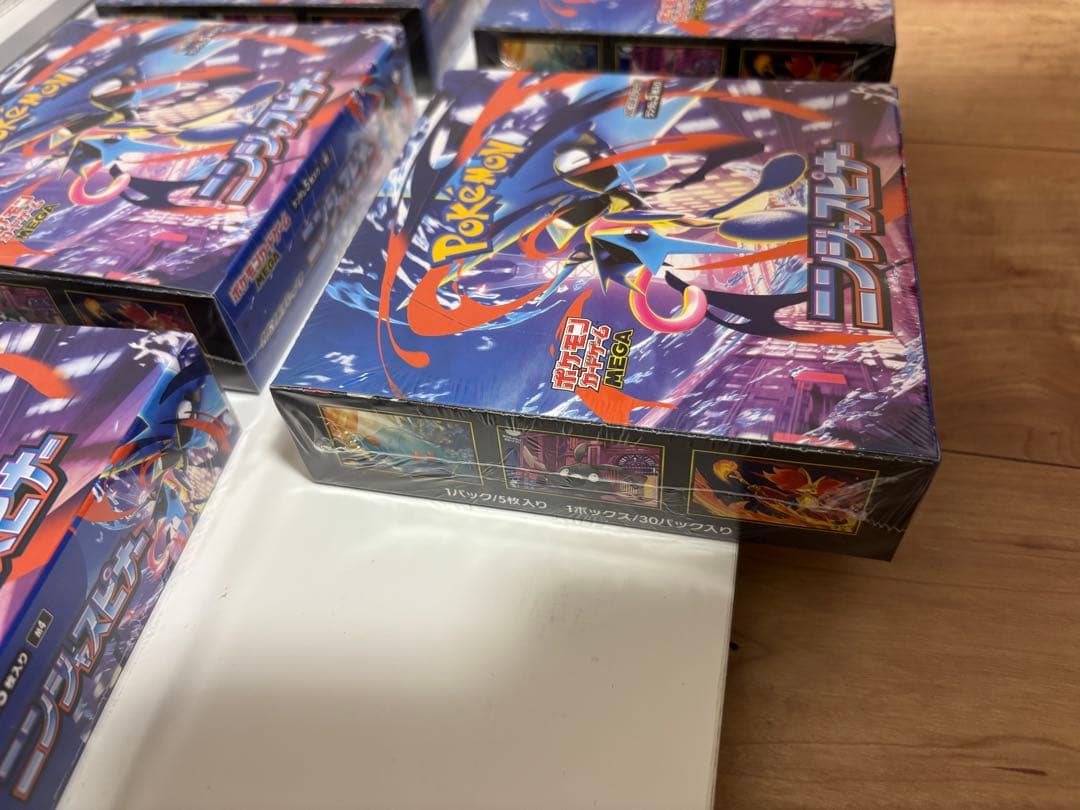ポケモンカードゲーム MEGA ニンジャス ピナーシュリンク付き　5BOX