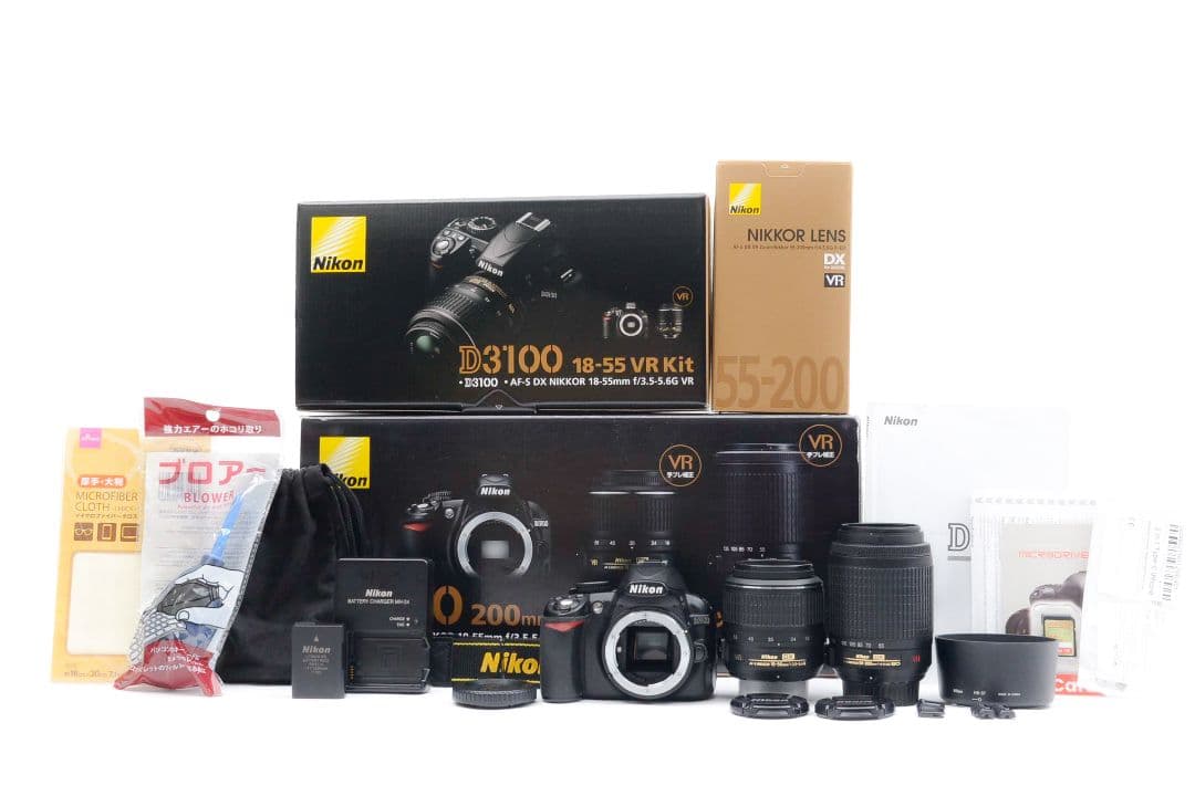 元箱付き✨初心者さん安心◎ガイドモード搭載✨Nikon D3100✨ダブルレンズ