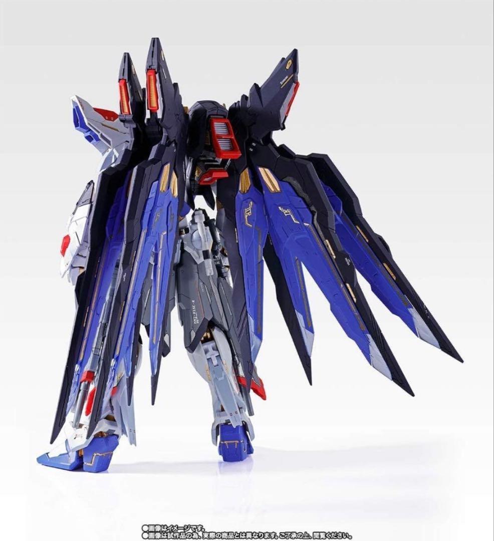 未開封/輸送箱付メタルビルド ストライクフリーダム SOUL BLUE 光の翼付