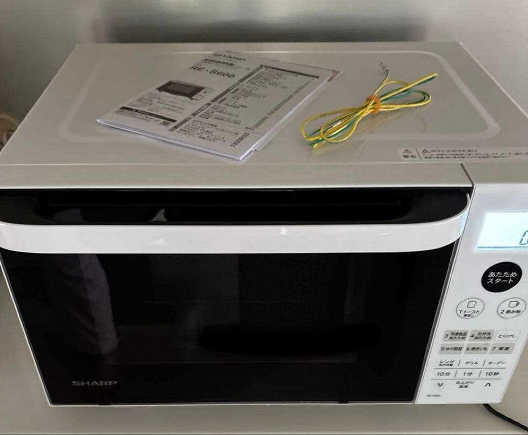 2024年製SHARP オーブンレンジ【電子レンジ機能も有】RE-S600-W