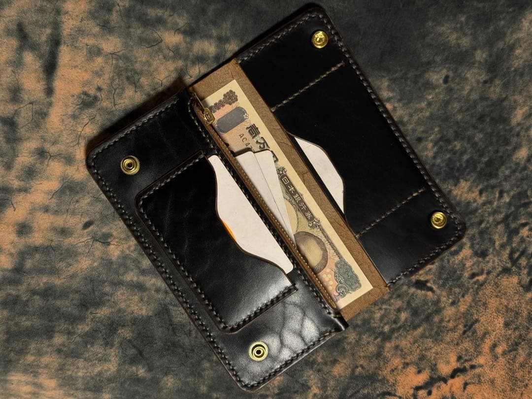 MARYAM社ホースバット(茶芯)トラッカーウォレットTYPE01＋キーホルダー