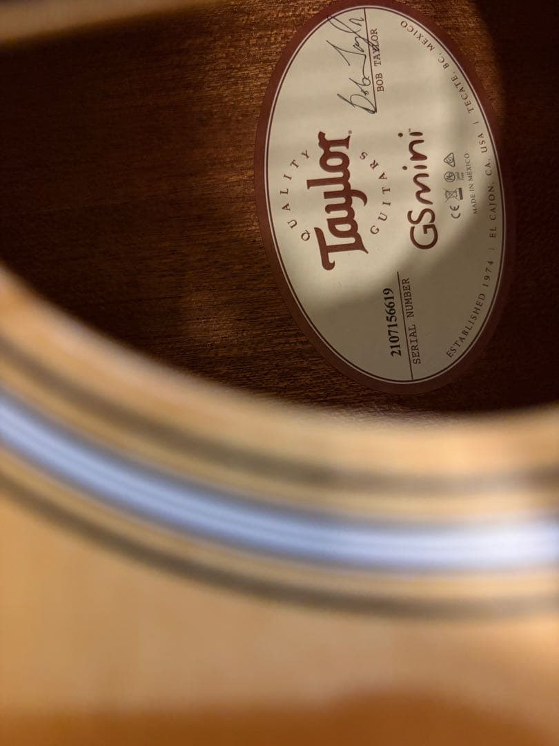 新同品　Taylor GS mini テイラー