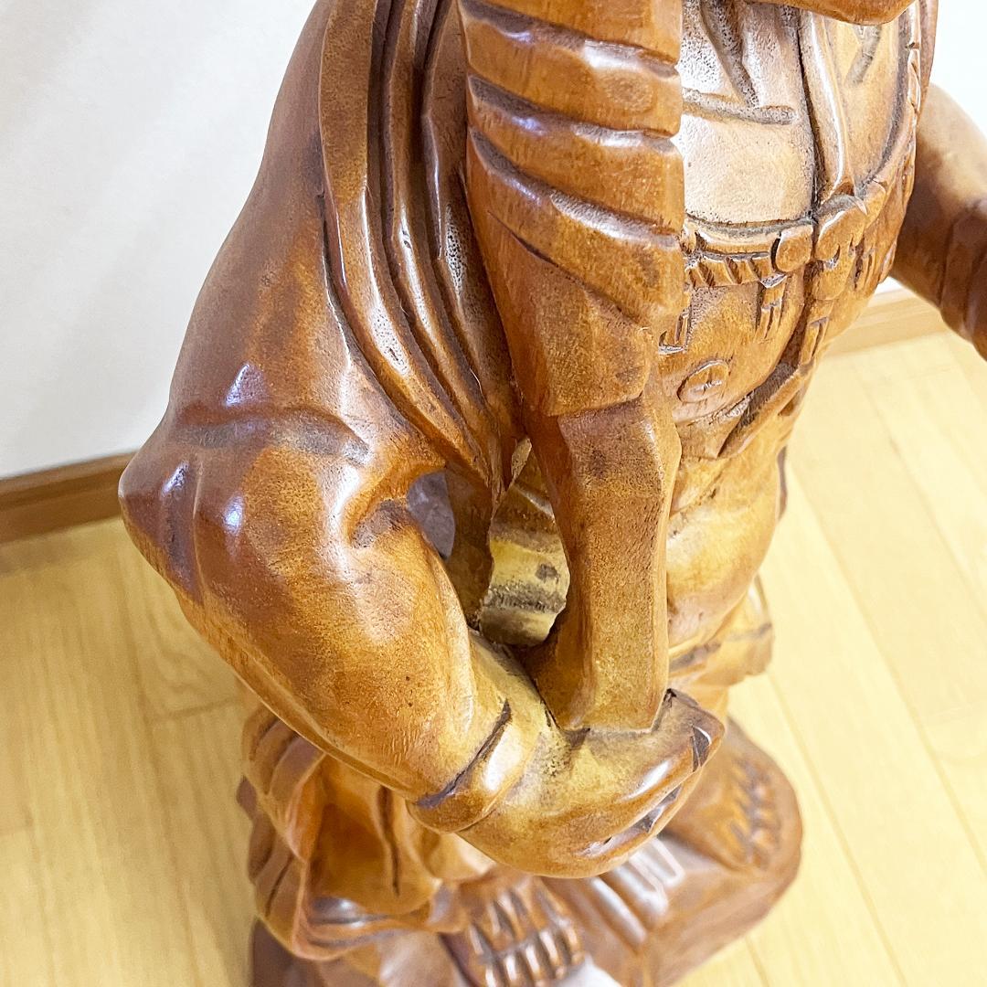 金剛力士像 木造 置物 彫刻