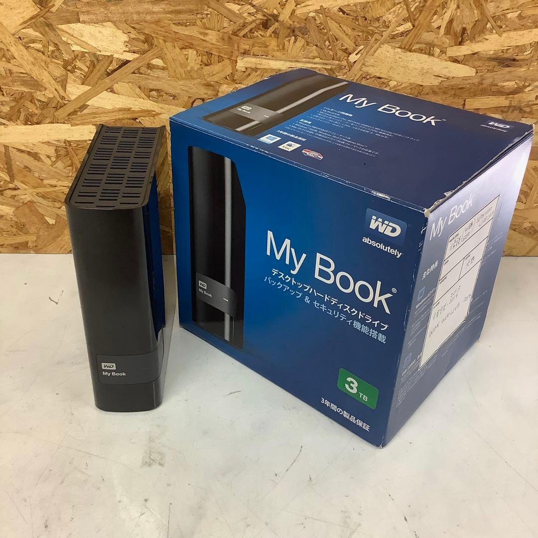WD My Book 3TB 外付けHDD 通電未確認 箱有（Q-98）
