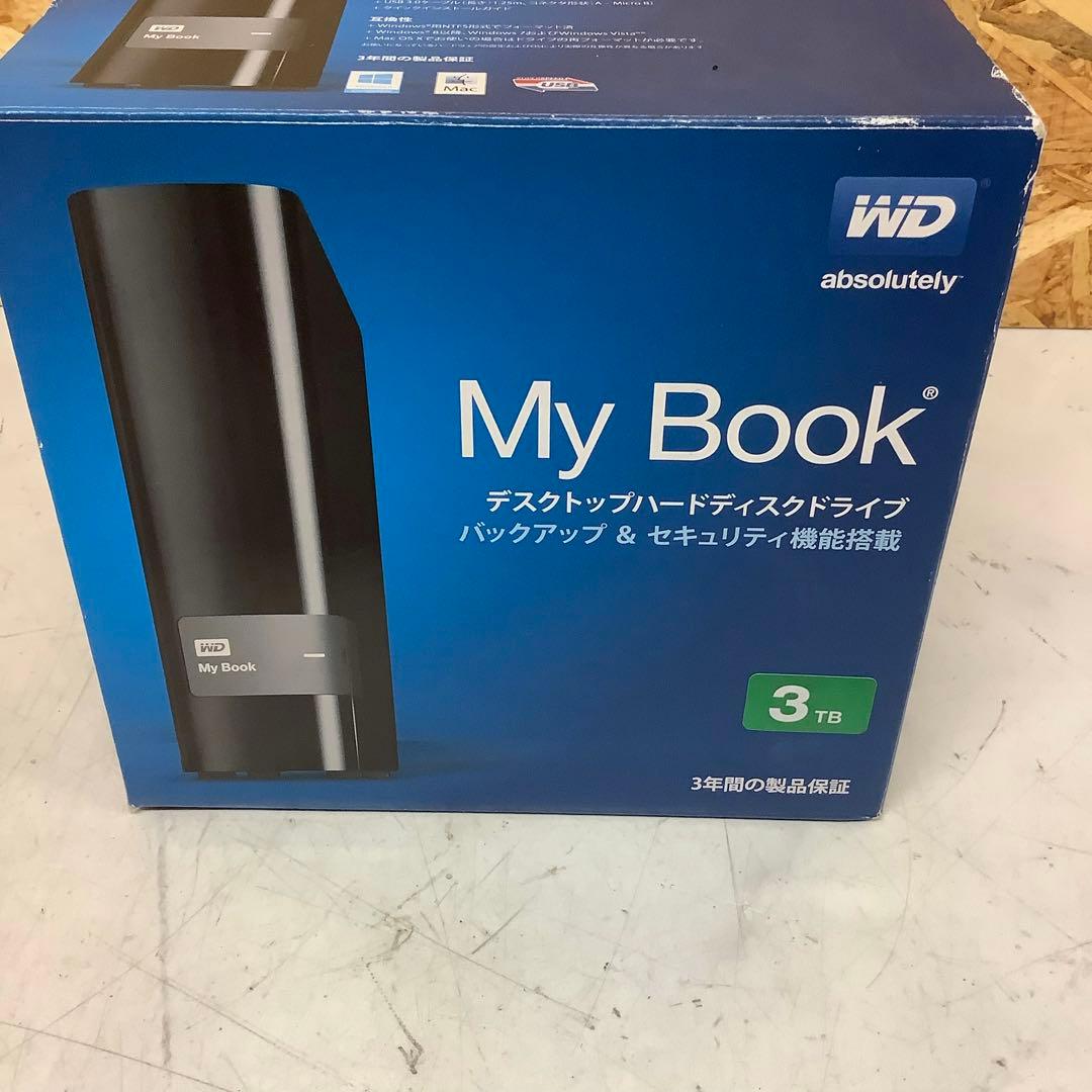 WD My Book 3TB 外付けHDD 通電未確認 箱有（Q-98）