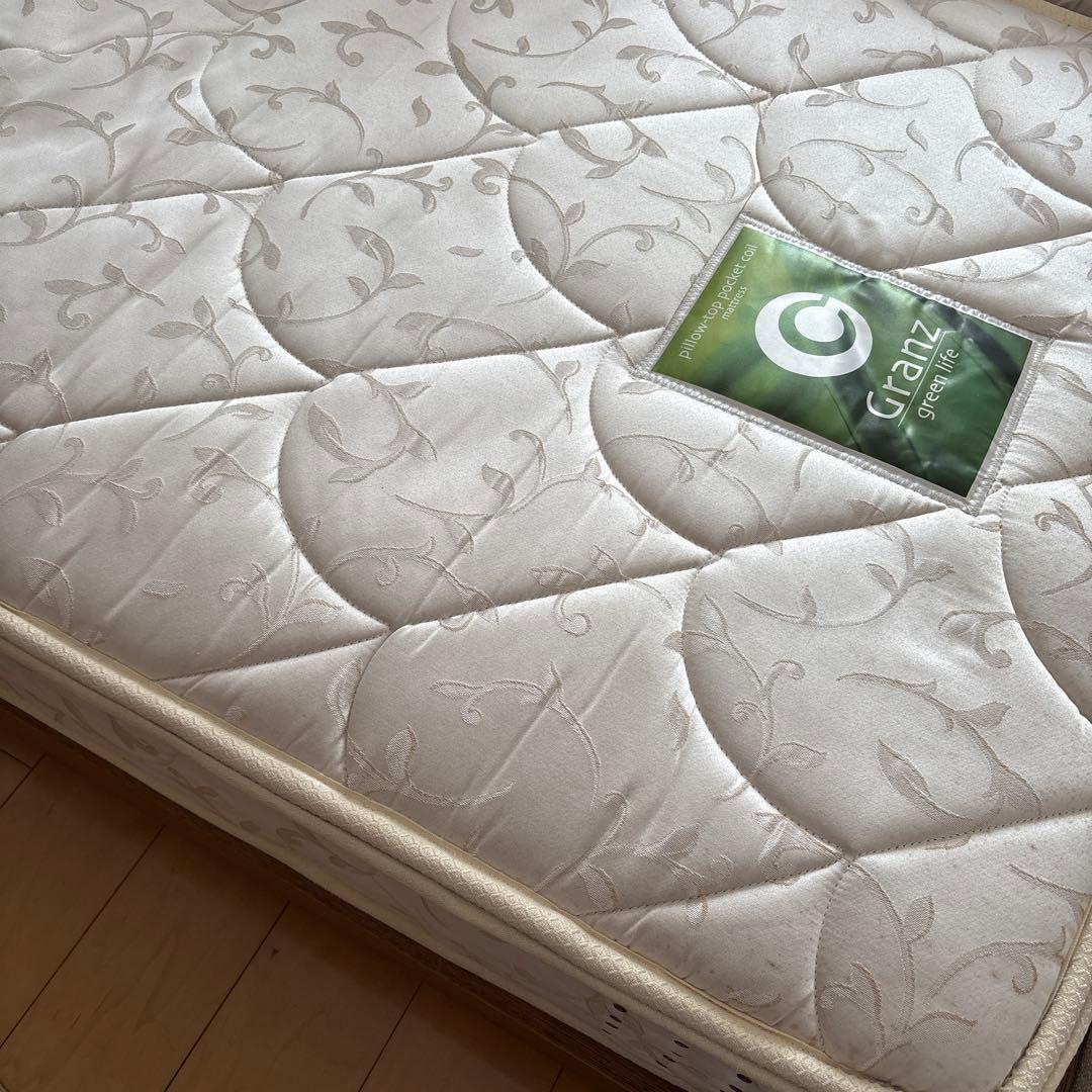 unicoADDAYベッドフレーム（シングル）ロータイプマットレス付