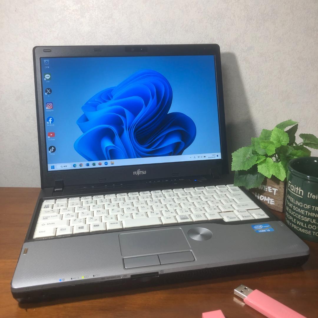 155☆起動速い☆Webカメラ☆Office2021☆i5+SSD+8GB