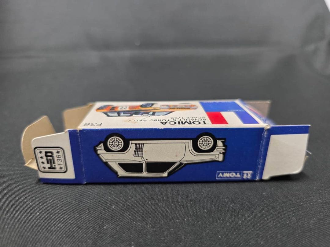 トミカ青箱F36ルノー5ターボラリー(日本製)河口湖ミュージアム レア
