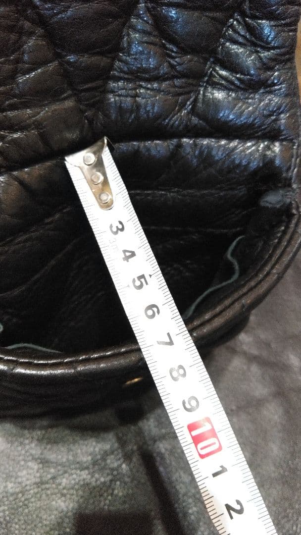 LDFS tokyo　オーダー特注 ダイヤモンドキルティングウエストレザーバッグ