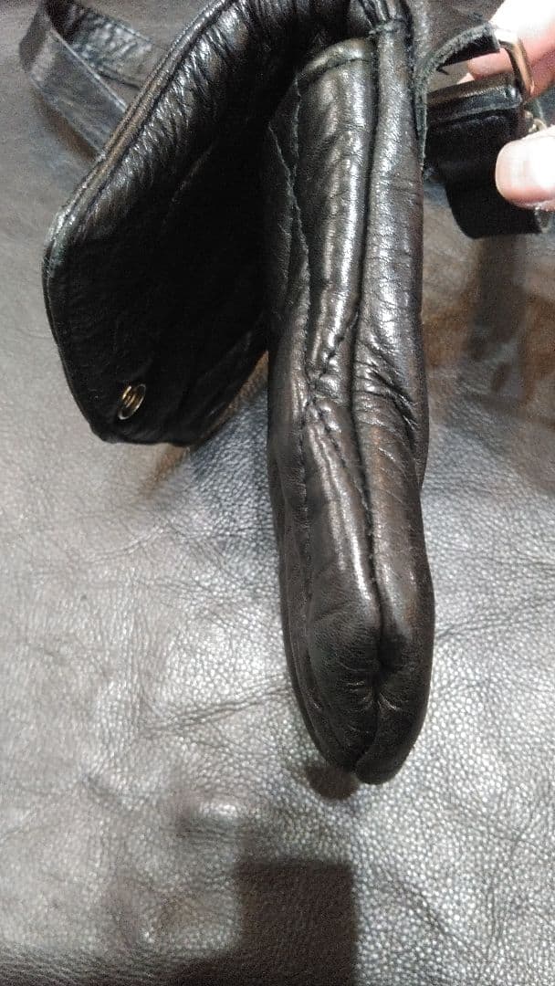 LDFS tokyo　オーダー特注 ダイヤモンドキルティングウエストレザーバッグ