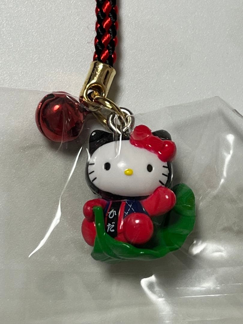 ご当地キティ　根付けストラップ　岐阜限定　飛騨路限定　下呂温泉