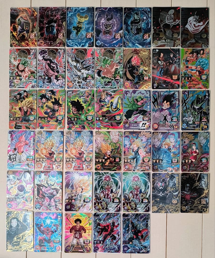 ドラゴンボールヒーローズCPまとめ売り　105枚（旧弾　SH弾　UM弾　BM弾）