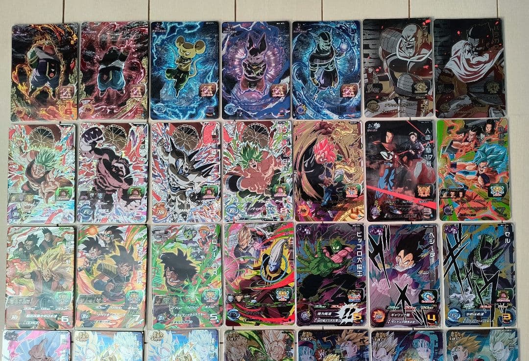 ドラゴンボールヒーローズCPまとめ売り　105枚（旧弾　SH弾　UM弾　BM弾）