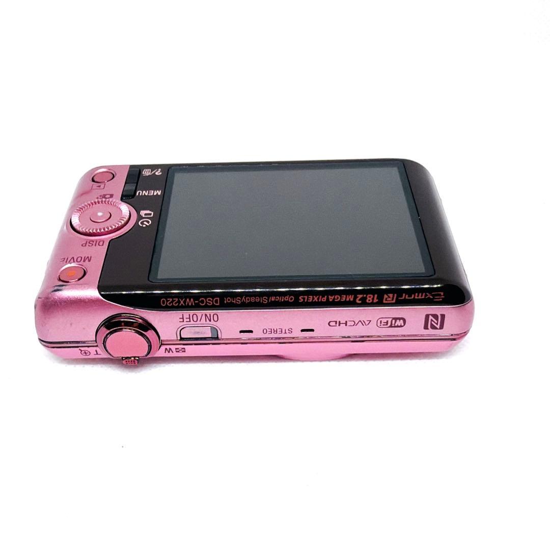 ソニー SONY Cyber-shot DSC-WX220 ピンク　ケース　三脚