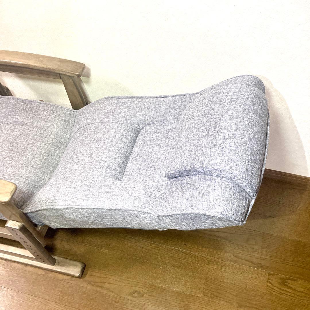 【良品✨】エムール ポケットコイル高座椅子 グレー