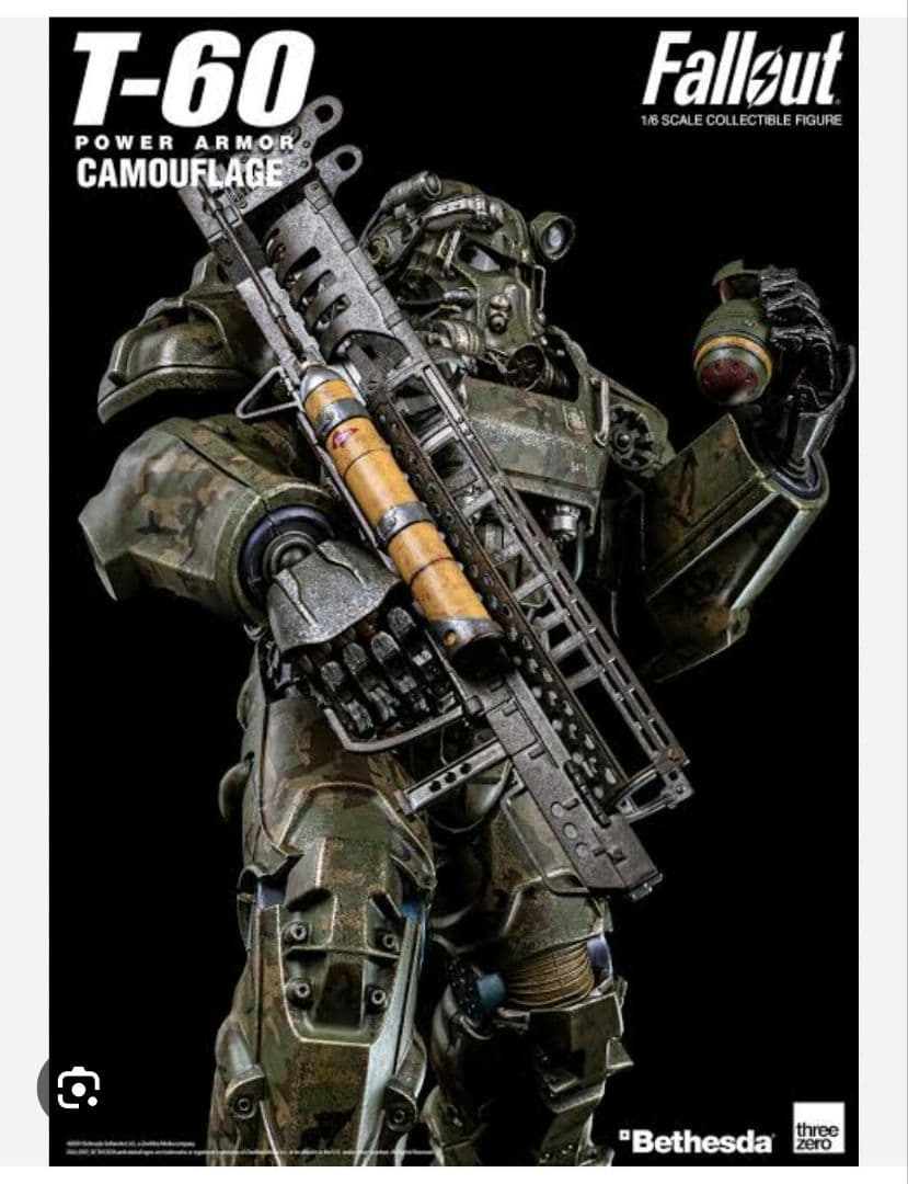 threezero fallout T-60 1/6 迷彩パワーアーマー