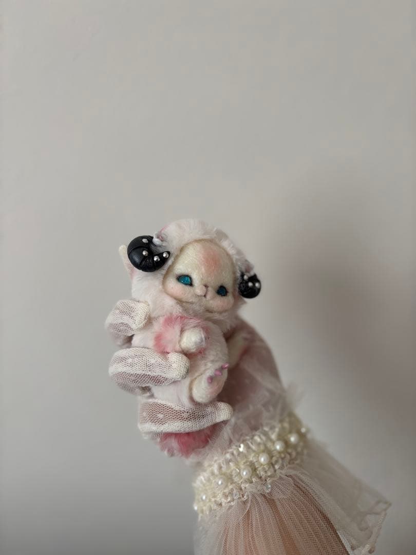 アートドール　花羊幻獣45 羊毛フェルト