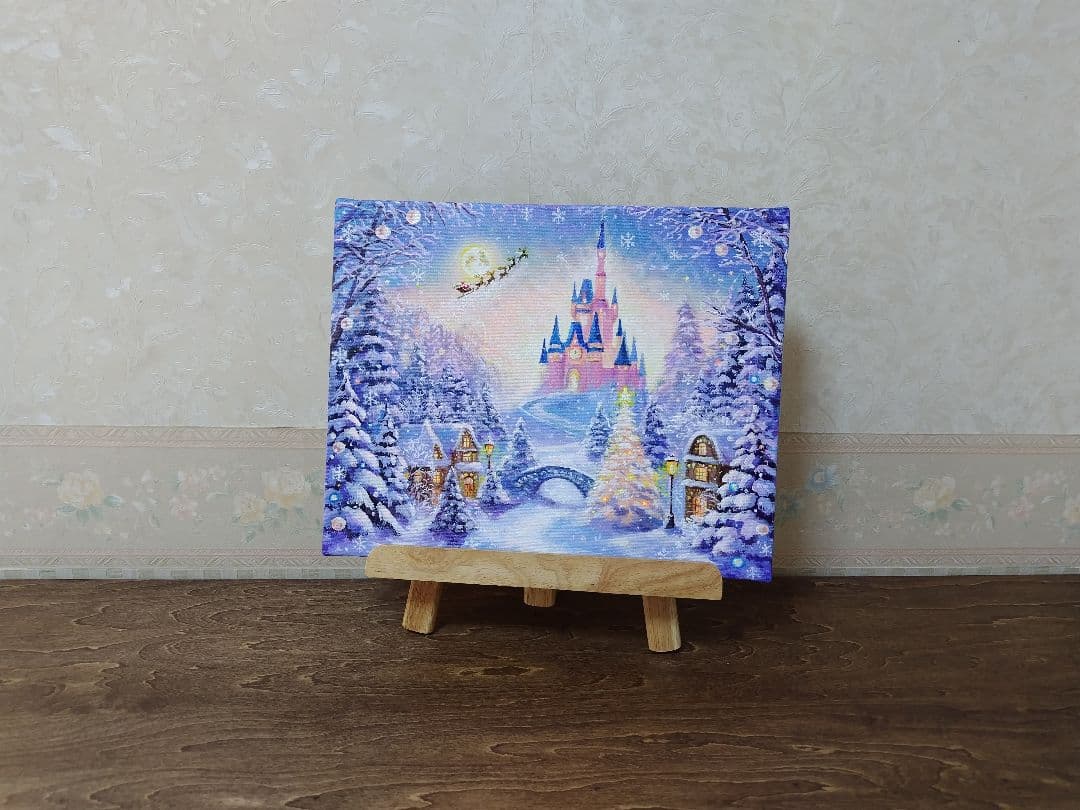 み*ぃ様 【夢を見る日】アクリル画 F3 風景画 絵画