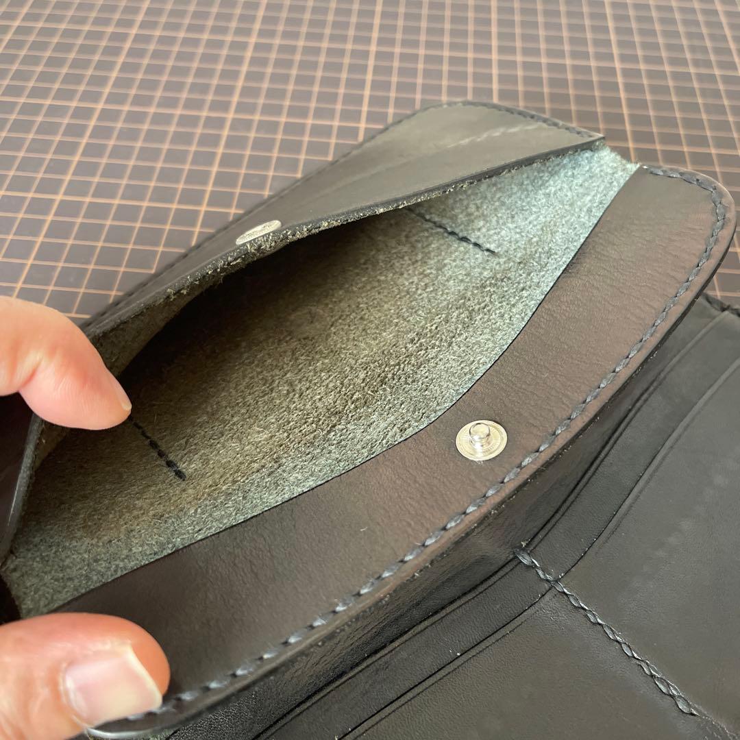 One’s Workerワンズワーカーサドルロングウォレットブラック