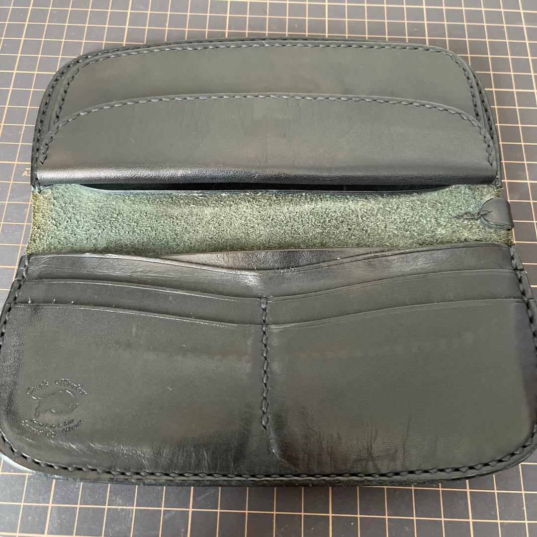 One’s Workerワンズワーカーサドルロングウォレットブラック