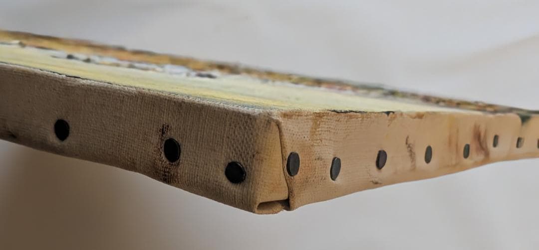 油絵「小富士風景」田中将寛作