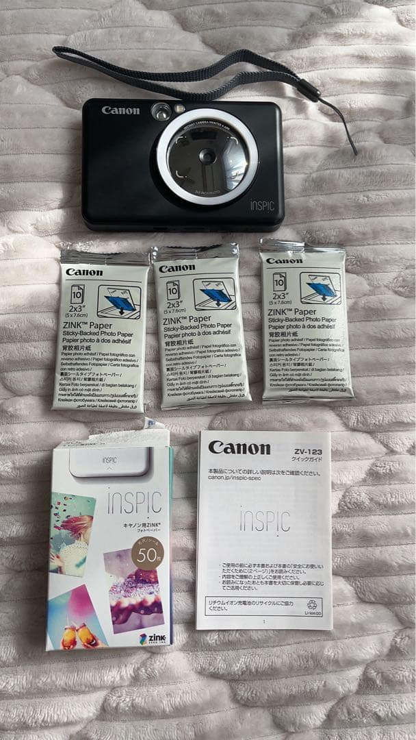 s*n様 Canon inSPiC カメラ付きミニフォトプリンター ブラック