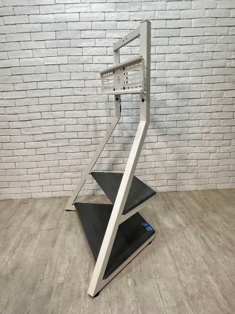 【東京都内23区配送無料】テレビ台　コーナー　スタンド　TV ボード　角　白