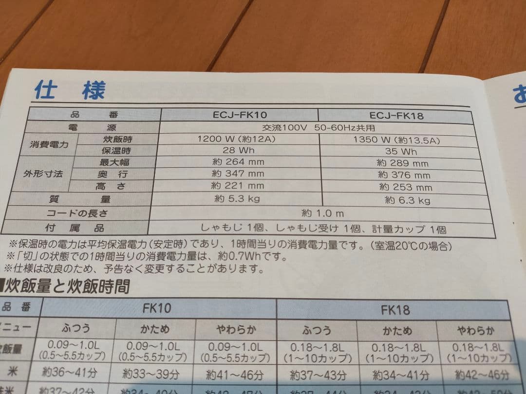 SANYO ECJ-FK10 炊飯器 シルバー　サンヨー 圧力IH