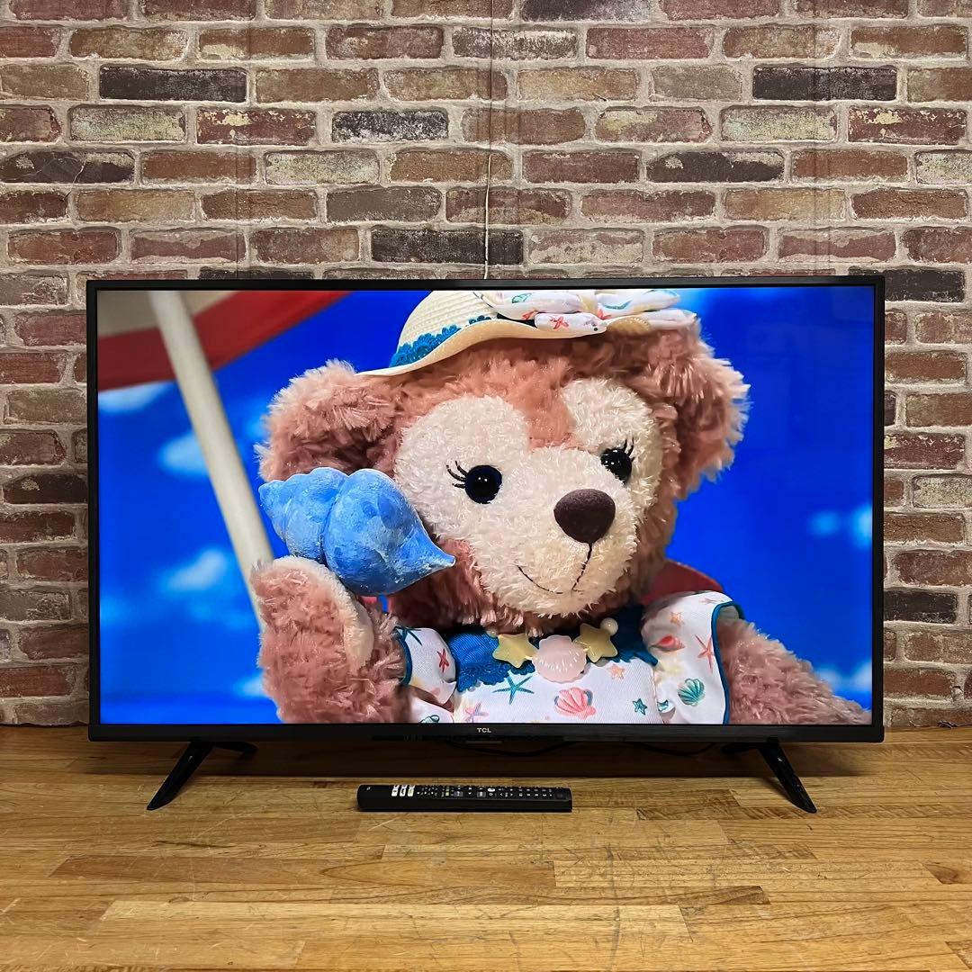TCL 43V型4K 液晶テレビ スマートテレビ 43P615 動画配信アプリ○